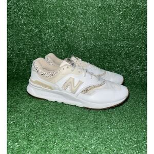 New Balance Women's 997H Leopard White Running Shoes Athletic Sneakers Size 11